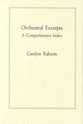 Orchestral Excerpts : A Comprehensive Index.