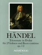 Triosonate In D-Dur : Für 2 Violinen Und Basso Continuo, Op. 5/2 / Edited By Yvonne Morgan.