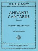 Andante Cantabile, Op. 11 : For String Bass and Piano.