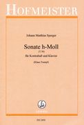 Sonate H-Moll : Für Kontrabass und Klavier.