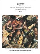 Quartet In C : For Flute, Violin, Viola and Violoncello, K. 281 / arranged by Robert Stallman.