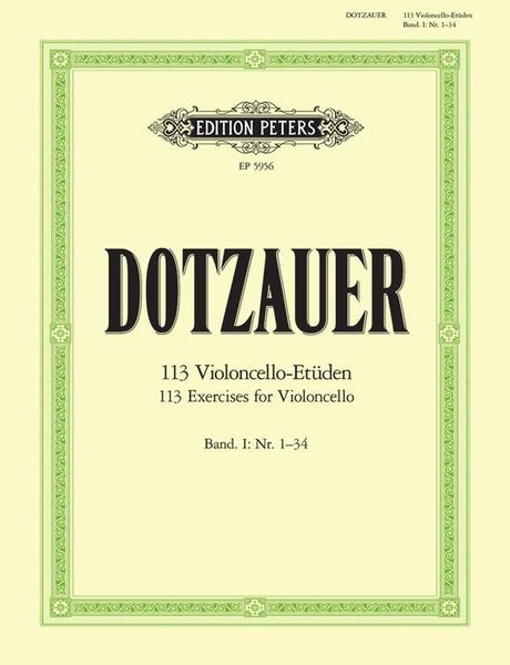 113 Exercises, Vol. 1 (Nos. 1–34).