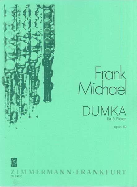 Dumka : For Three Flutes : Hommage A Antonin Dvorak, Op. 69 (1991).