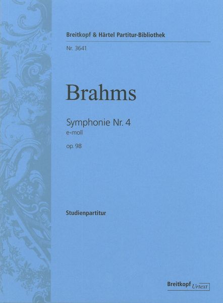 Symphony No. 4 In E Minor, Op. 98.