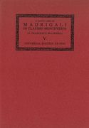 Quinto Libro De Madrigali / edited by Gian Francesco Malipiero.