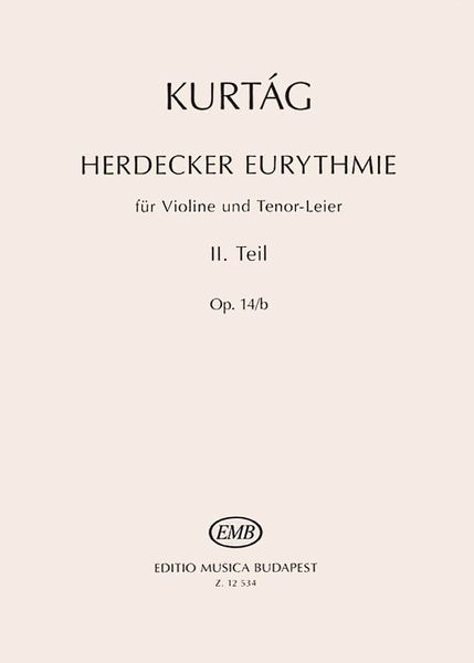 Herdecker Eurythmie, Op. 14b : For Violin and Tenor Lyre.