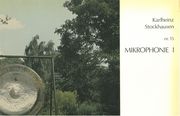 Mikrophonie I, Nr. 15 : Für Tamtam, 2 Mikrophone, 2 Filter und Regler (6 Players) (1964).