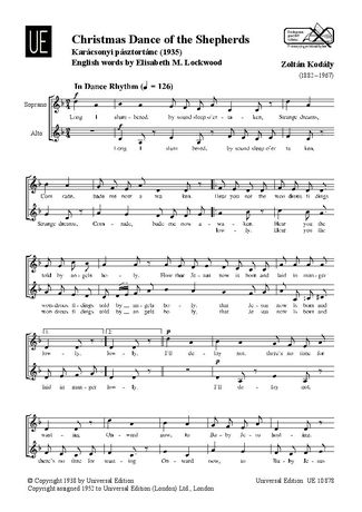 Christmas Dance Of The Shepherds.