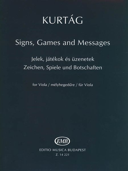 Signs, Games and Messages : For Viola.