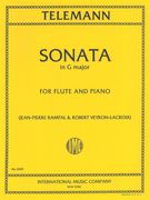 Sonata In G Major : For Flute and Piano / edited by Rampal.