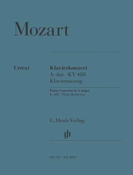 Piano Concerto In A Major, K. 488 / Reduction For Two Pianos, Four Hands.