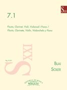 7.1 : Per Flauta, Clarinet, Violi, Violoncel I Piano.