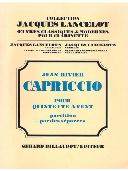 Capriccio : For Wind Quintet.