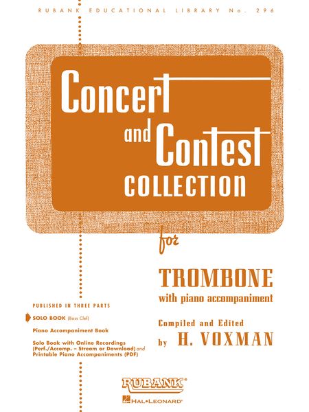 Concert and Contest Collection : For Trombone - Solo Part.