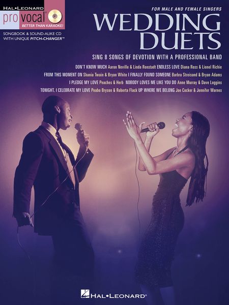 Wedding Duets For Male And Female Singers.