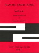 Tambourin : arranged For Piano Duet by Thomas A. Johnson.