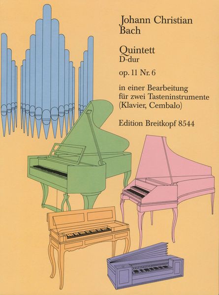Quintet D-Dur, Op. 11 Nr. 6 : arranged For Two Pianos, Four Hands.