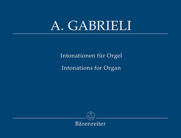 Orgel- und Klavierwerke, Band 1 : Intonationen.