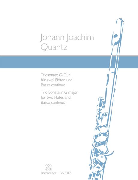 Triosonate G-Dur : For Two Flutes (Or Oboes, Or Violins) and Continuo.