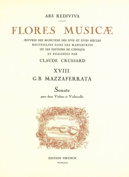 Sonate : Pour Deux Violons Et Violoncelle.