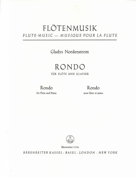 Rondo : For Flute and Piano (1948).