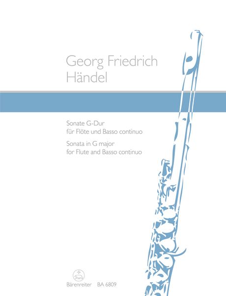 Sonate G-Dur, HWV Deest : For Flute and Continuo.