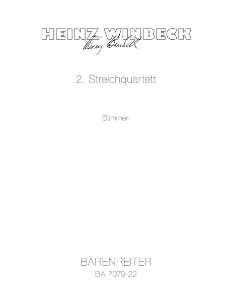 Streichquartett 2.