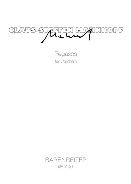 Pegasos : For Harpsichord (1991).