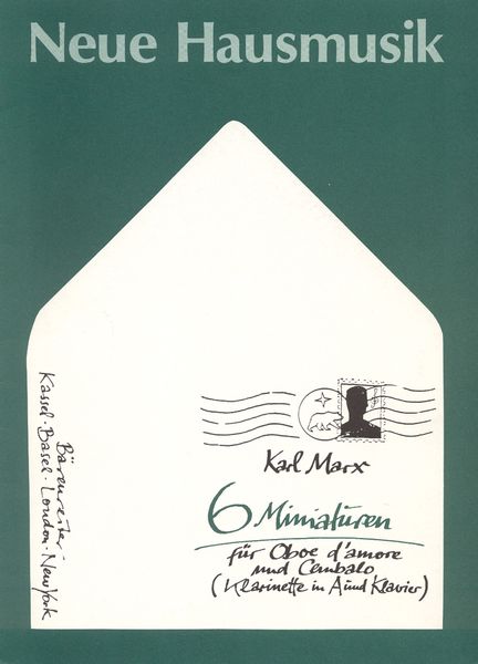 Sechs Miniaturen, Op. 62 No. 2 : For Oboe d'Amore Or Clarinet and Harpsichord Or Piano (1974).