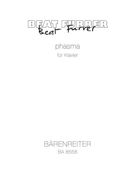 Phasma : For Piano.