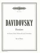 Festino : For Guitar, Viola, Cello and Double Bass.