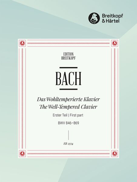 Das Wohltemperierte Klavier, BWV 846-893 : Vol. 1 / edited by Bruno Mugellini.
