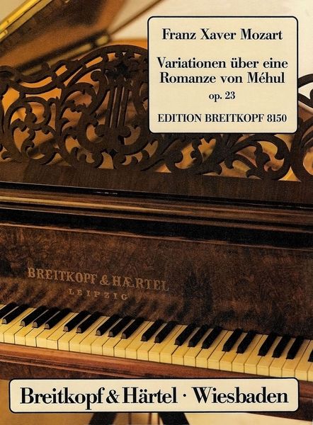 Variations On A Romanze by Mehul, Op. 23 : For Piano.