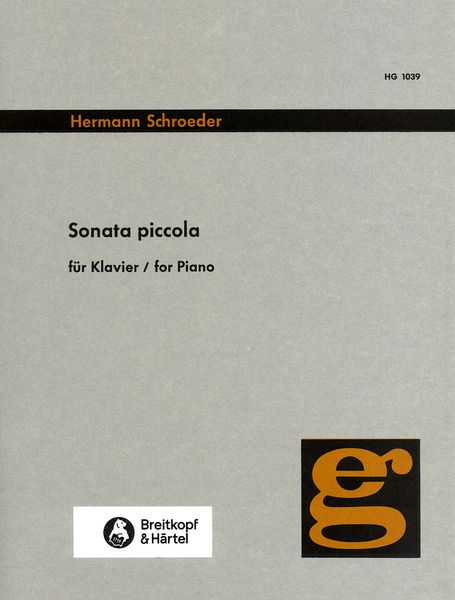 Sonata Piccola : For Piano (1972).