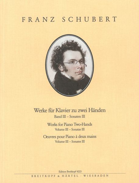 Sonaten 3 : For Piano (D. 958-960, 459/459a).