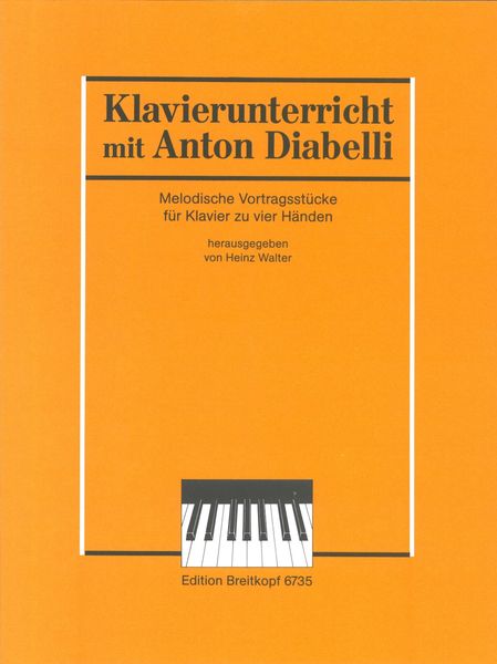Acht Melodische Vortragsstücke : For Piano, Four Hands.