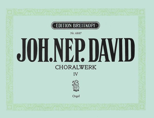 Choralvorspiele, Heft 4 : For Organ.
