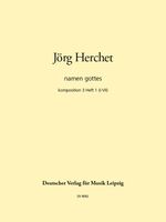 Namen Gottes : For Organ - Vol. 1 : Nos. 1-7.
