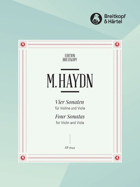 Vier Sonaten : For Violin and Viola - Book 1 : Nos. 1 and 2.