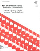 Air and Variations (From Suite No. 5 In E) : For Woodwind Quintet / arranged by Peter C. Vollmers.