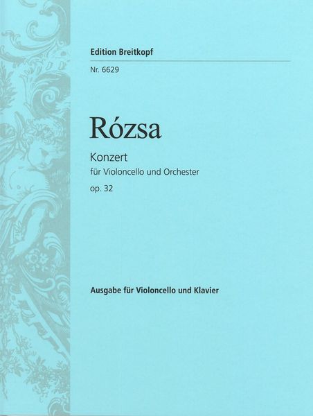 Konzert, Op. 32 : For Cello and Orchestra (1971) - Piano reduction.