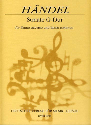 Sonate G-Dur : For Flute and Continuo.