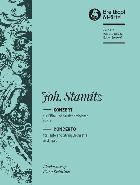 Konzert G-Dur : For Flute and String Orchestra - Piano reduction.