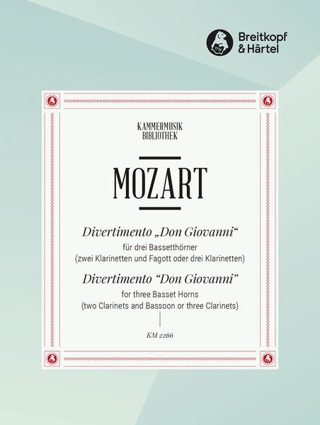 Divertimento On Don Giovanni : For 3 Basset Horns, 2 Clarinets and Bassoon, Or 3 Clarinets.