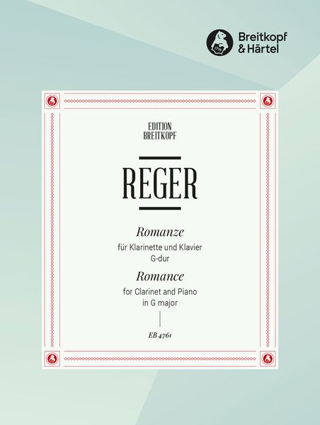 Romanze G-Dur : For Violin and Piano - Arrangement For Clarinet and Piano.