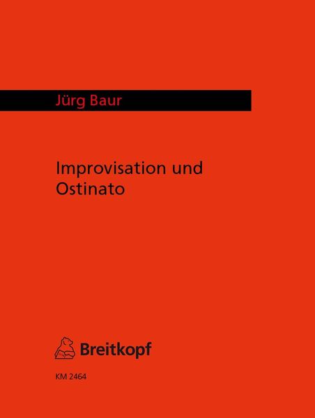 Improvisation und Ostinato : For Four Bassoons (1996).