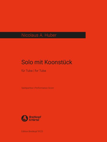 Solo Mit Koonstück : For Tuba.
