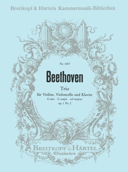 Klaviertrio G-Dur, Op. 1 No. 2 : For Violin, Cello and Piano.