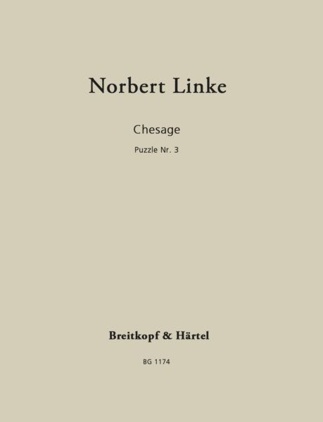 Chesage (Puzzle Nr. 3) : For Flute (Piccolo), Clarinet and Percussion (1973).