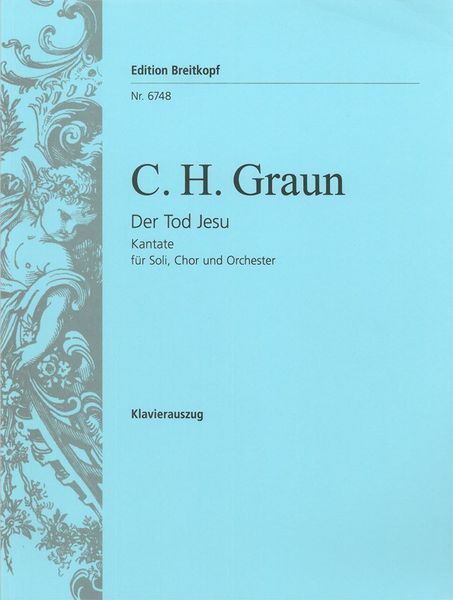 Der Tod Jesu : Piano reduction.